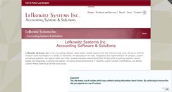 Desktop Screenshot of lefkowitzsys.com